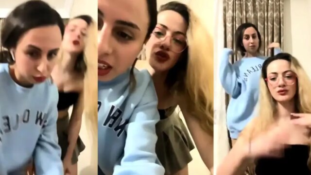 Öznur Güven ve kankası yayında yaramazlık ifşa nude