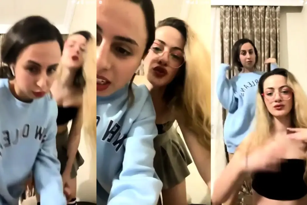 Öznur Güven ve kankası yayında yaramazlık ifşa nude